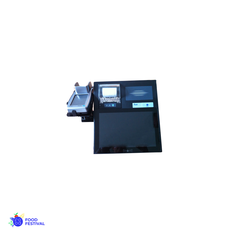 Kassetablet m. kreditkortterminal